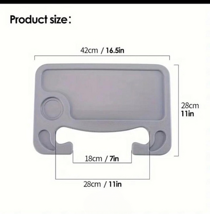 Plastic Steering Wheel Dining & Work Tray for Car